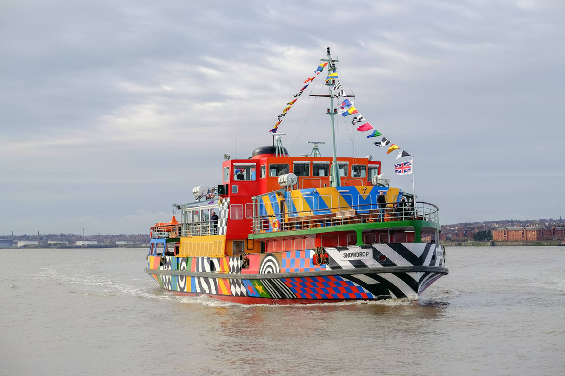 Sir Peter Blake Dazzle Ferry Liverpool Biennial