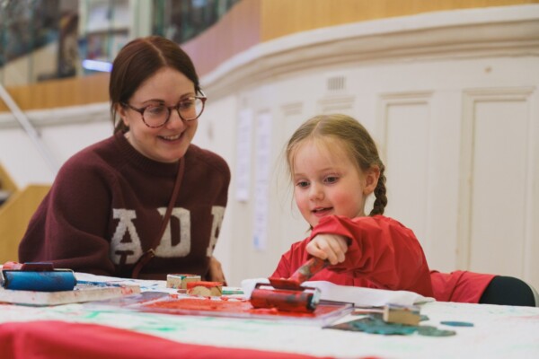 🖍️Family Workshop: 'Build Your Own ‘Manthan'⁠
⁠
Join the Liverpool Biennial Learning Team this weekend for a workshop inspired by 2025 artist Nandan Ghiya’s sculpture ‘Manthan’, a powerful story from Hindu mythology about mountains, oceans, and the search for something magical. ⁠
⁠
Together, we’ll build a giant version of the ‘Manthan’ scene, complete with a golden mountain, a many-headed snake, and swirling waves. As we create, we’ll think about what this story means for us today, how we treat nature, what we share, and what we hope for in the future. ⁠
⁠
Families are invited to add their own voices to the sculpture by sharing memories, stories, or drawings connected to Liverpool, migration, or home and filling it with our own stories, drawings and ideas. ⁠
⁠
📅Saturday 19th July 2025, 11am- 4pm, Drop-in⁠
📍Liverpool Central Library, Discovery Room⁠
⁠
To find out more about our family workshops, head to the 'What's On' link in our bio👆️⁠
⁠
-⁠
⁠
[Alt-text: (1) An adult and child smiling and crafting at a table. (2) A child using stencils on a mini Liverpool Biennial tote bag. (3) Three large tables with adults and children creating and crafting at Liverpool Central Library.]⁠
⁠
📸Adam Edwards